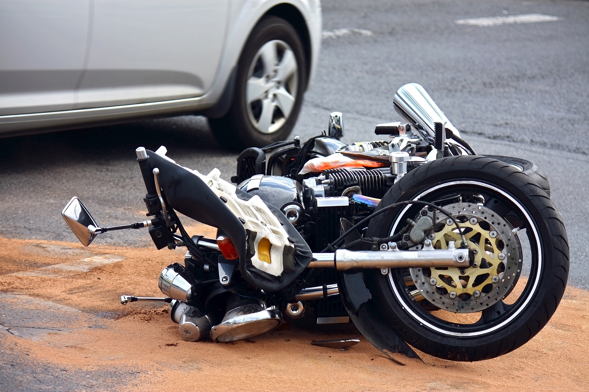 Accident where a motorcycle accident attorney can help